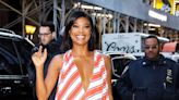 Gabrielle Union's Plunging Striped Dress Is Giving Candy Cane