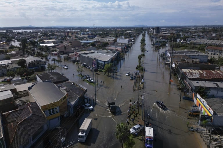 Floor by floor search for flood victims in Brazil's Porto Alegre