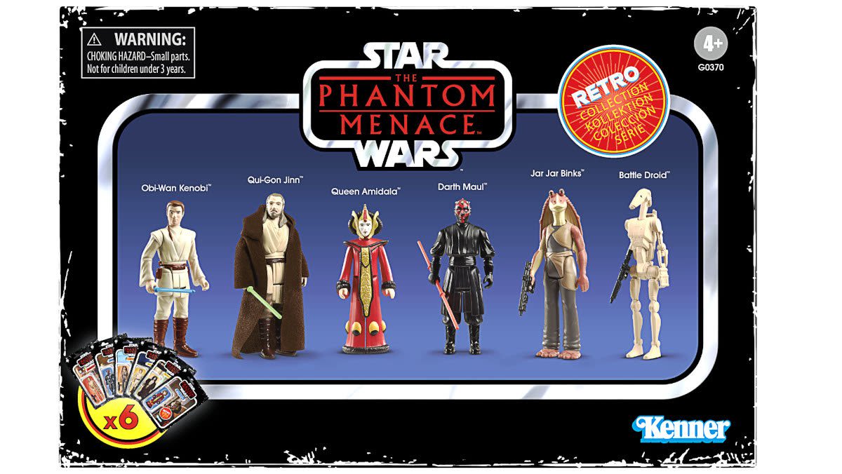 Hasbro’s THE PHANTOM MENACE Retro Action Figures Could Not Be More Perfect