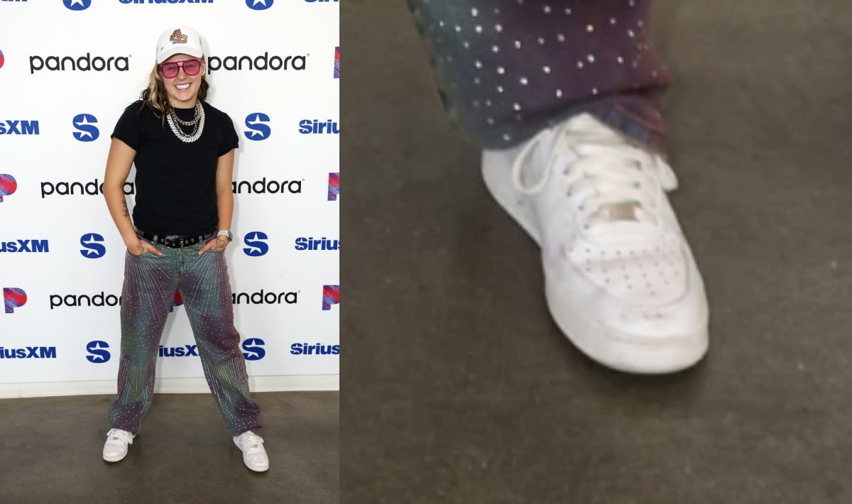 JoJo Siwa Blings Out in Nike Air Force 1 Sneakers For Radio Show Appearance in Los Angeles