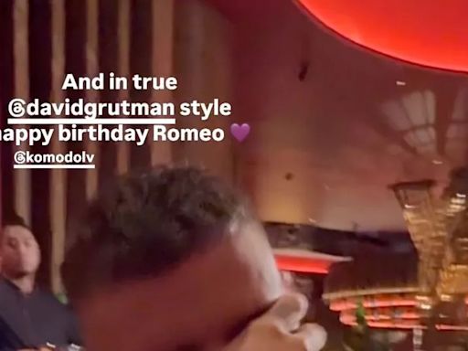 Beckhams hit Las Vegas as Romeo celebrates 22nd birthday in style – but Victoria embarrasses her son