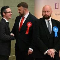 Labour's Chris Webb won the Blackpool South parliamentary by-election with a 26-percent swing from the Tories