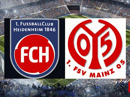 1. FC Heidenheim 1846 vs Mainz 05: estadísticas previas y datos en directo | Bundesliga 2023/2024