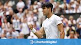 Alcaraz se quita los nervios y arrolla a Lajal en su estreno en Wimbledon