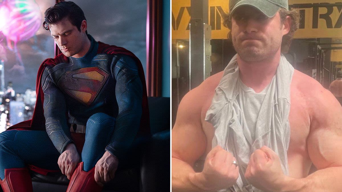 SUPERMAN: A New Photo Of David Corenswet Looking JACKED To Play DCU's Man Of Steel Surfaces