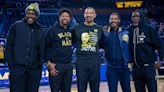 Michigan’s Fab Five reunites to support Howard, attends 1st basketball game at Crisler in 3 decades