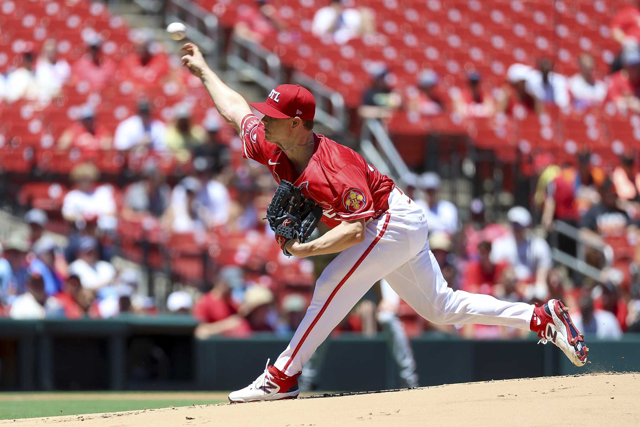 Cardinals' Sonny Gray throws 6 2/3 perfect innings before Patrick Bailey breaks up bid with homer