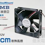 EHE】NMB美蓓亞9cm/9公分滾珠軸承DC12V散熱風扇，3600轉。適挖礦機/遊戲電腦主機/大瓦數光源燈箱散熱應用