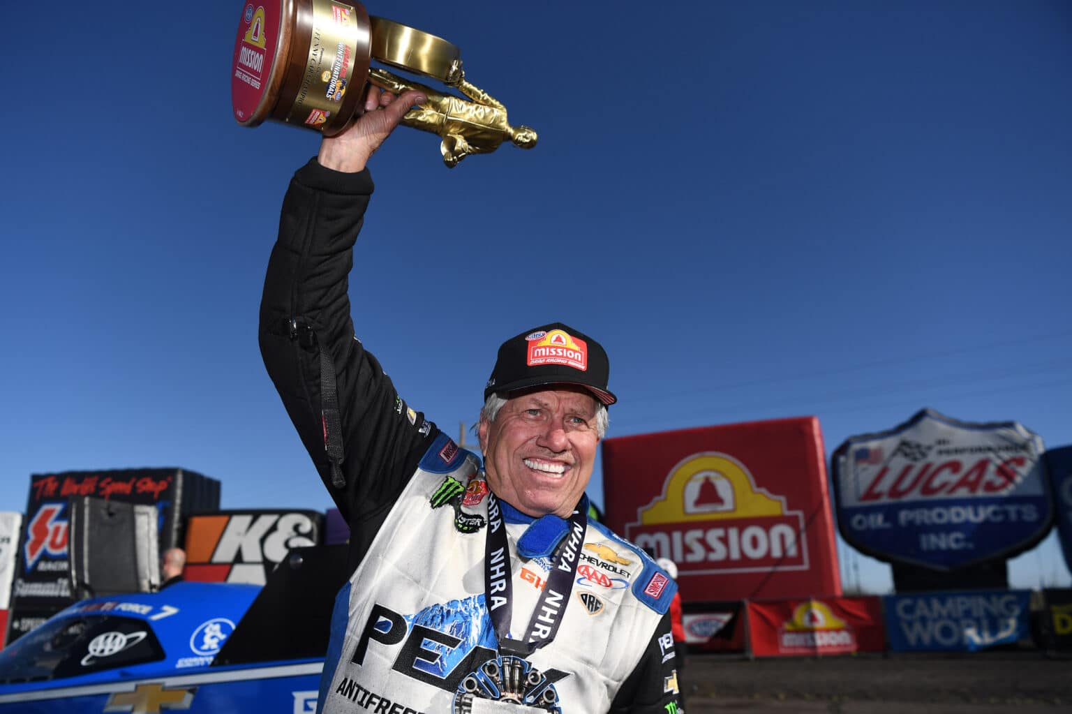 Drag racing great John Force improves, but faces long road to recovery after brain injury - Indianapolis Business Journal