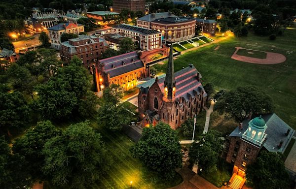 Wesleyan University students protesting Israel-Gaza war set up encampment