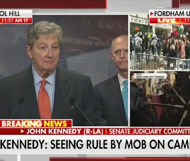 Sen. John Kennedy Wildly Claims College Professors Supporting Protests Believe in ‘The Right To Kill Jews’
