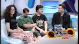 Watch Faith No More chuck water and throw punches at an unsuspecting talk show host during this excruciating interview from 1995