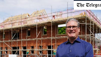 Starmer pledges to ‘take the brakes off’ planning rules to build 1.5m homes