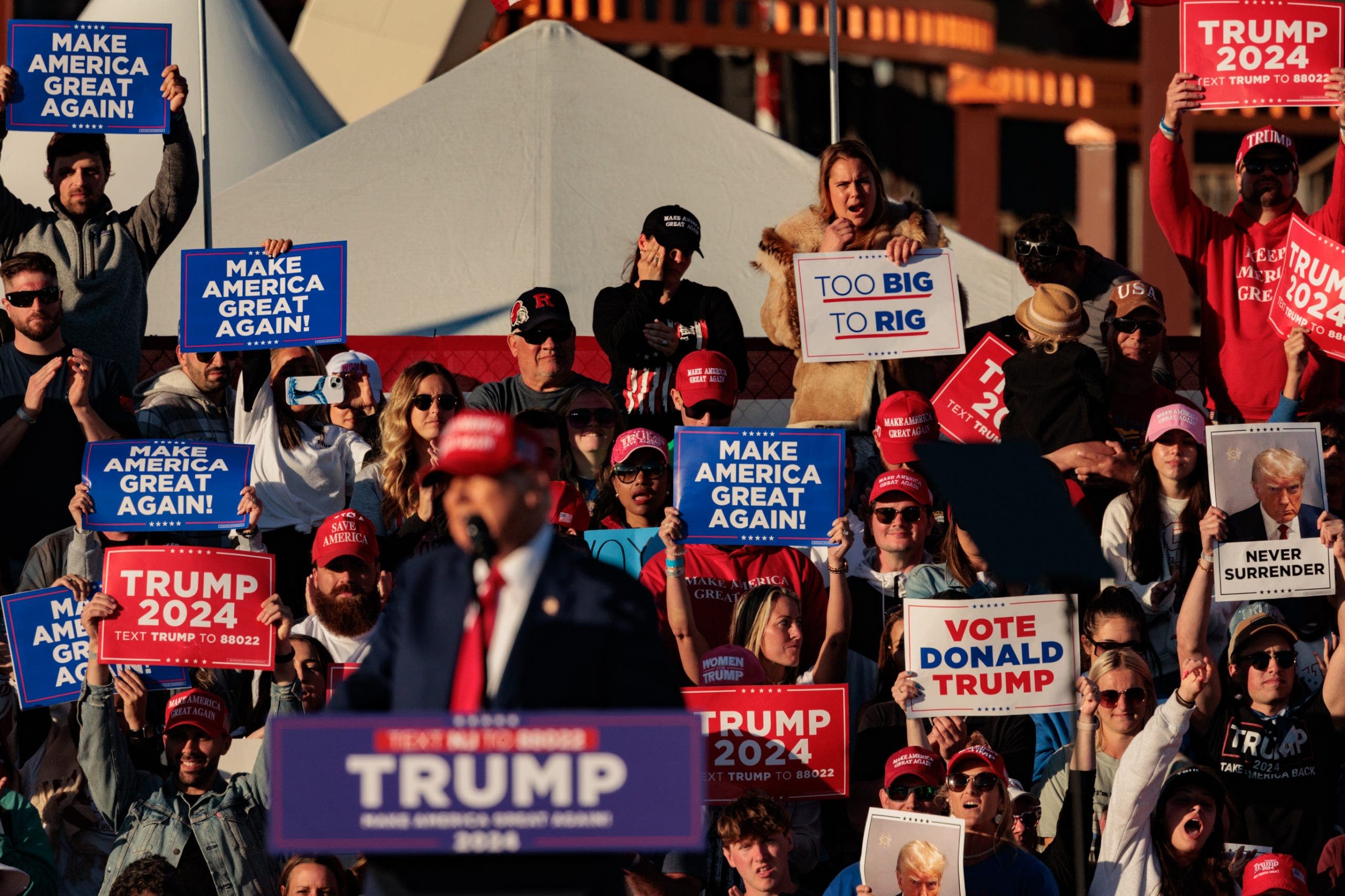 Trump campaign warns Biden to 'buckle up' after he's released from 'freezing' court to hit campaign trail