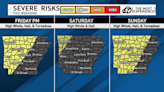 Severe storms and flash flooding likely this weekend