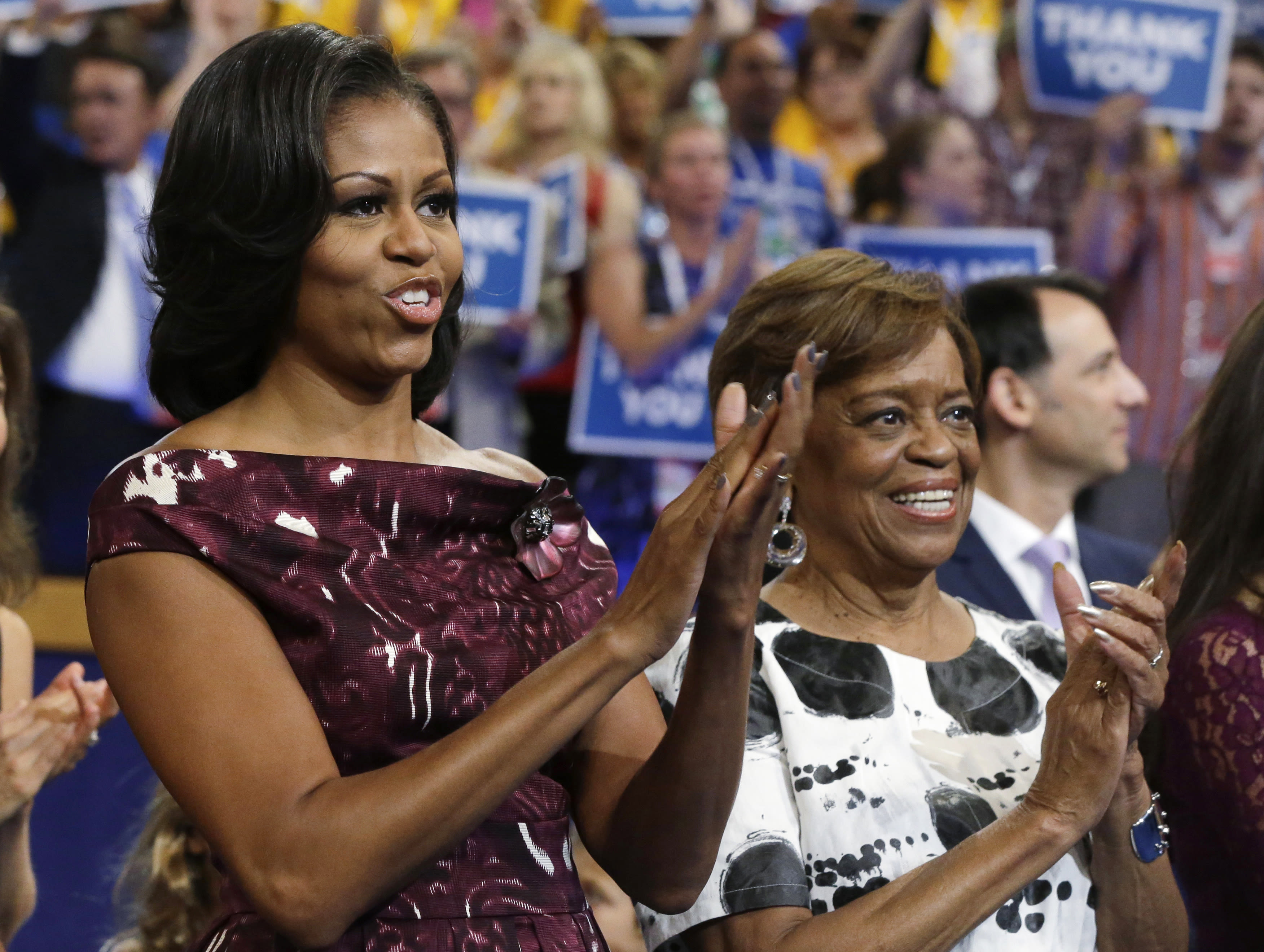 Former President Barack Obama gives eulogy for mother-in-law Marian Robinson at South Side memorial service