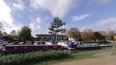 The Cambs area with a huge trampoline park where an 'emergency castle' was built in the 12th century