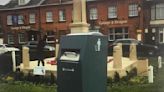 Council defends 'Dalek-style' bin installed in front of war memorial