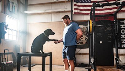 Olympic gold medalist Ryan Crouser relies on Labrador, Koda, to stay grounded amid immense pressure