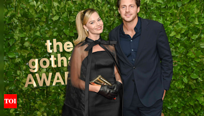 Margot Robbie steps out for a business meeting with husband Tom Ackerley after being cast in 'Wuthering Heights' adaptation | English Movie News - Times of India