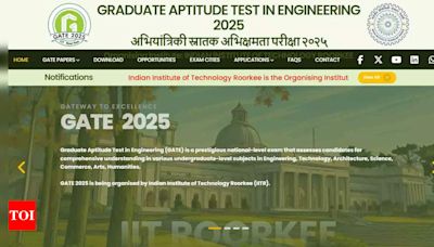 IIT Roorkee to conduct GATE 2025: Paper pattern, exam syllabus released at gate2025.iitr.ac.in - Times of India