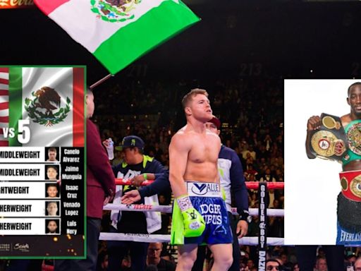 Box | Conoce la cartelera de lujo de la nueva guerra entre México y Estados Unidos que Canelo vs Crawford comandarán
