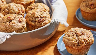 Banana pecan muffins are a naturally sweet start to your day