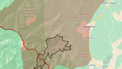 Shelly Fire map: Evacuations, Pacific Crest Trail closure in Siskiyou County