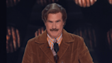 Will Ferrell Revives Ron Burgundy at Tom Brady Roast: ‘You’ll Always Be Remembered as Eli Manning’s Bitch’