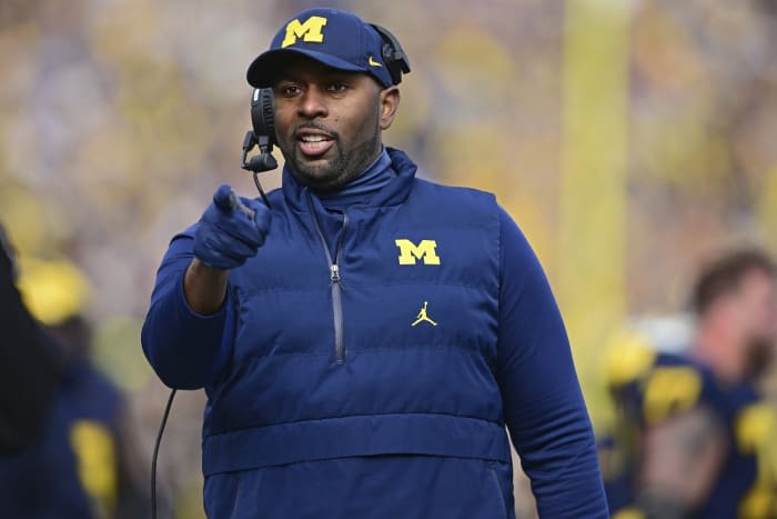 New Michigan football staff has defending champs cooking on recruiting trail