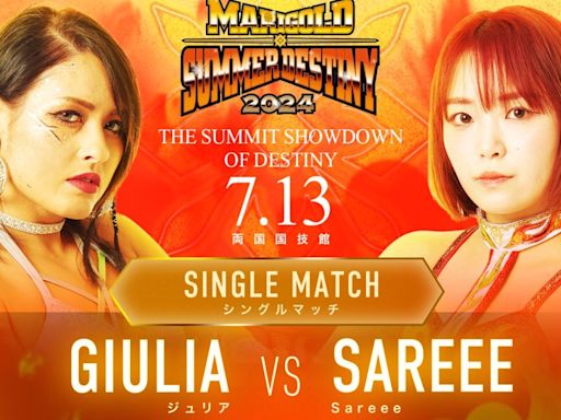 Marigold Announces Giulia vs. Sareee For Summer Destiny 2024