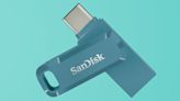 Look at this cute little 128GB SanDisk USB-C flash drive - it's just £11 from Amazon