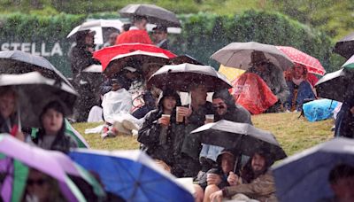 UK weather: Wimbledon and Grand Prix face disruption as weekend of heavy rain continues