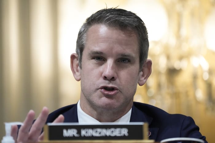 GOP former Rep. Adam Kinzinger endorses Biden, whose campaign wants to flip anti-Trump Republicans