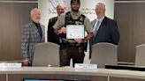 Deputy Jacob Fasching receives Morrison County’s first quarter of 2024 Award of Excellence