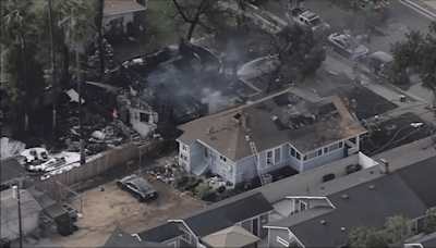 House explodes, catches fire in Monrovia