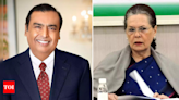 Mukesh Ambani meets Sonia Gandhi to invite for Anant-Radhika wedding | India News - Times of India