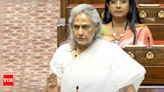 Video: Jaya Bachchan gets annoyed on being called 'Jaya Amitabh Bachchan' in Rajya Sabha. Here's why | India News - Times of India