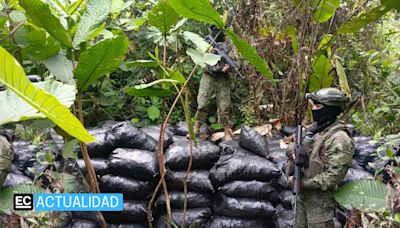 Fuerzas Armadas hallan objetos del crimen organizado