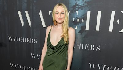Dakota Fanning Goes Green in Plunging Loewe Dress at ‘The Watchers’ New York Premiere