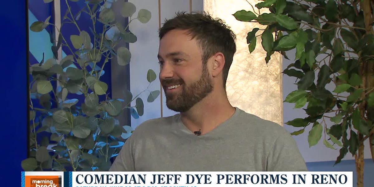 Comedian and actor, Jeff Dye, brings stand-up show to Reno