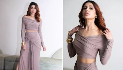 Samantha Ruth Prabhu Makes Fashion 'Fun' Again In Her Fall Co-ord Set Look For Promotions