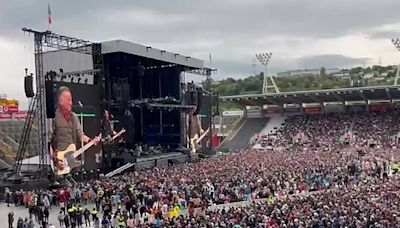 Bruce Springsteen performs hit 'Who’ll Stop the Rain' during his Cork gig