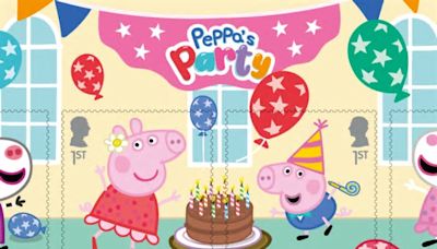 Peppa Pig stamps: children’s series marks 20 years with adorable characters set of Royal Mail stamps and video