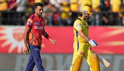 Harshal Patel says 'too much respect' on his muted celebration after dismissing MS Dhoni first-ball - Times of India