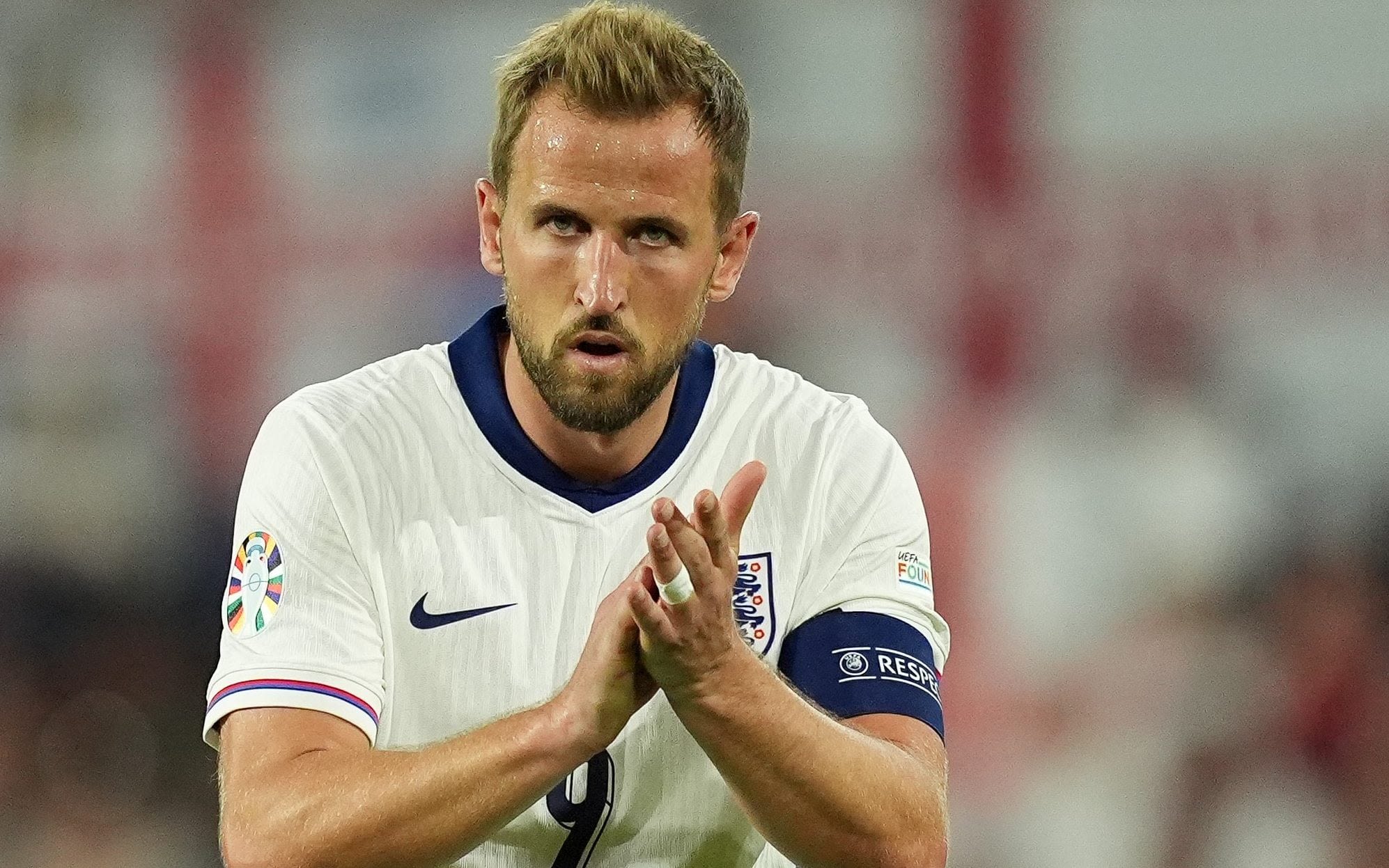 Harry Kane pleads for England fans’ support after cups thrown at Gareth Southgate