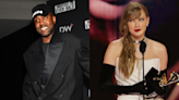 Kanye West Denies Brandon Marshall’s Claim Taylor Swift Kicked Him Out Super Bowl LVIII
