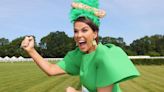 Vicky Pattison sports a giant cookie fascinator at Royal Ascot