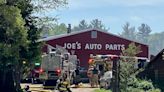 Multiple fire departments respond to blaze at Spring Lake auto shop