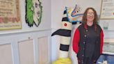 Artist's 5ft tall creation helps to promote new film